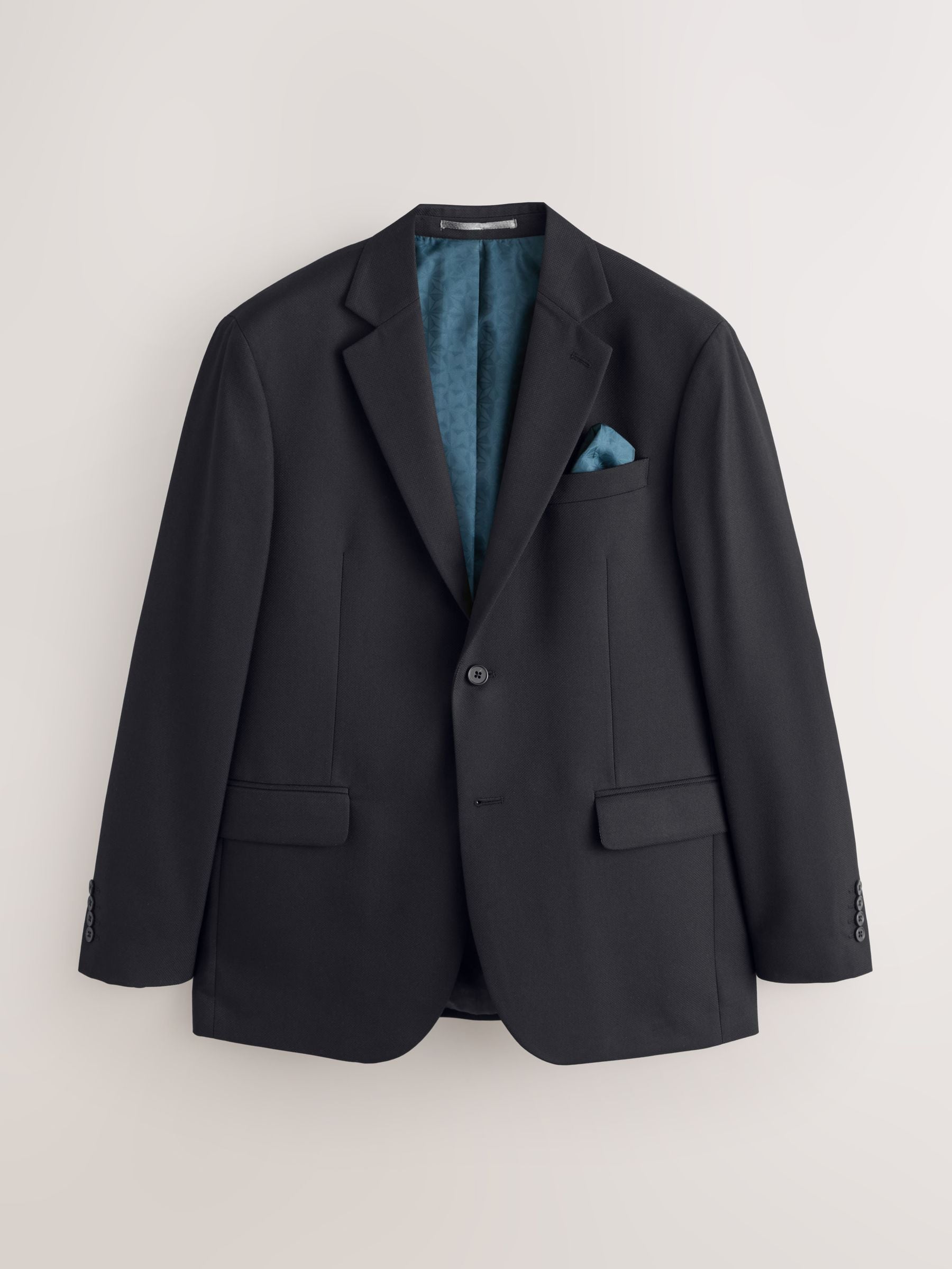 Buy Black Regular Fit Textured Suit Jacket from Next Romania Buy Black Regular Fit Textured Suit Jacket from Next Romania