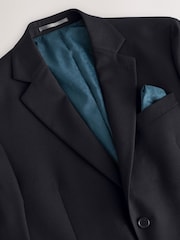 黑色 - 常规版型 - 纹理 套装 夹克 - 11的图像8｝