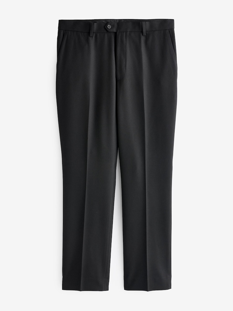 Zwart - Normale Pasvorm - Kostuum met textuur: broek - Image 5 of 8