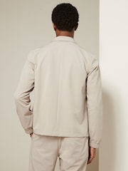 Neutral Smart Zip Through Shacket - Image 3 of 10