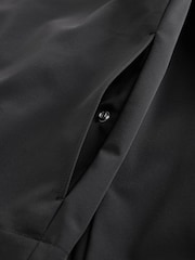 Black Smart Zip Through Shacket - Image 8 of 10
