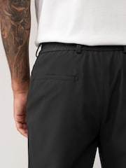 Black Smart Elasticated Trousers - Image 4 of 9