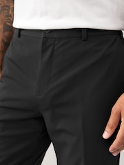 Black Smart Elasticated Trousers - Image 5 of 9
