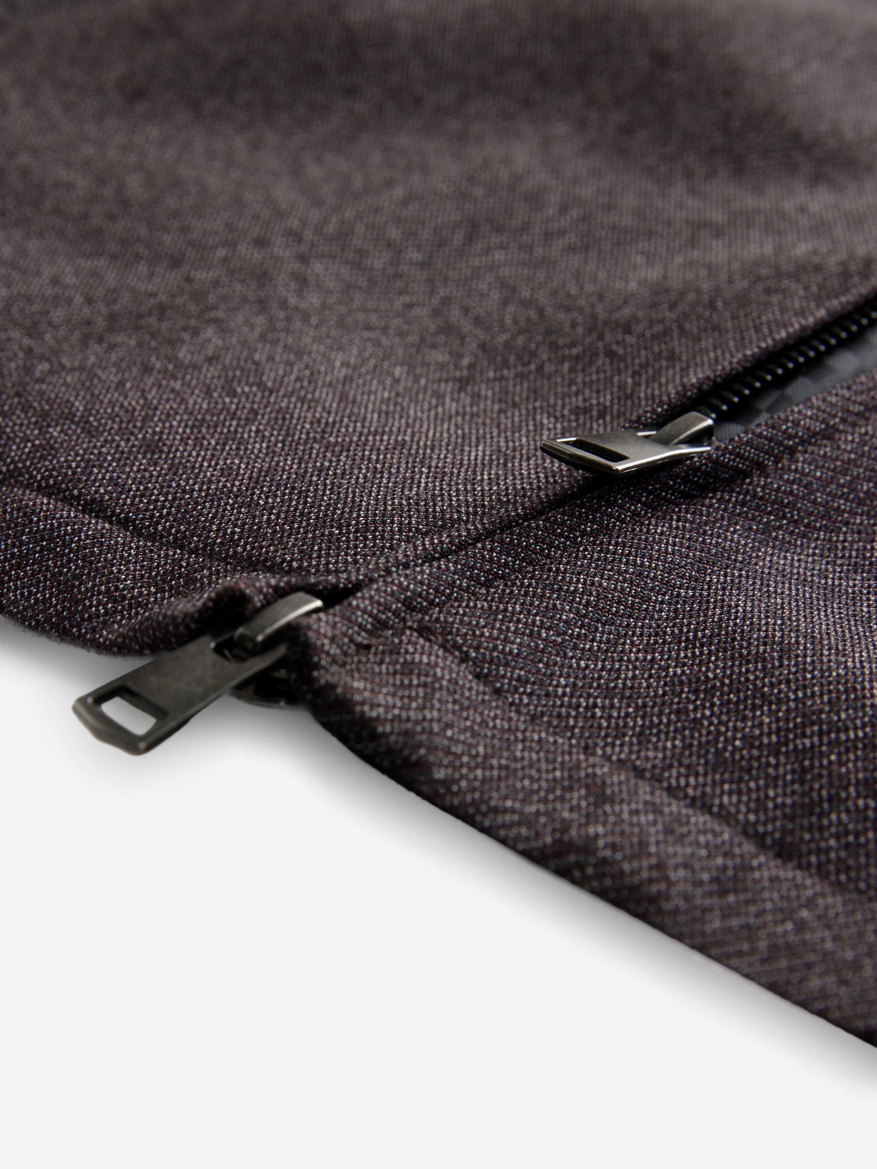 Buy Burgundy Red Smart Twill Zip Through Shacket from Next