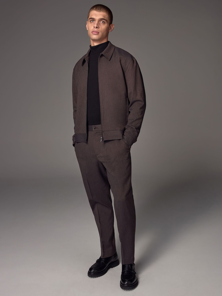 Бургундский - Smart Twill Zip Through Куртка-рубашка - Image 2 of 11