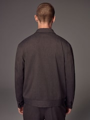 Бургундский - Smart Twill Zip Through Куртка-рубашка - Image 3 of 11