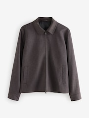 Бургундский - Smart Twill Zip Through Куртка-рубашка - Image 5 of 11