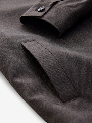 Бургундский - Smart Twill Zip Through Куртка-рубашка - Image 7 of 11