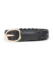 Tommy Hilfiger Sculpted Buckle Braided Leather Belt - Bild 4 von 4