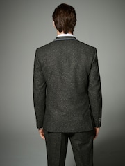 أخضر - Regular Fit Trimmed Neppy Nova Fides Suit Jacket - صورة 3 من 10