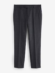 Bleu marine - Pantalon de costume skinny à carreaux - Image 6 de 9
