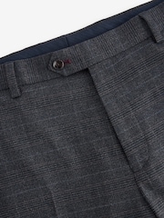 Bleu marine - Pantalon de costume skinny à carreaux - Image 7 de 9