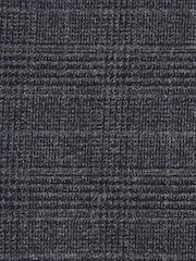 Bleu marine - Gilet de costume Carreaux à coupe fine et à bordures - Image 7 de 9