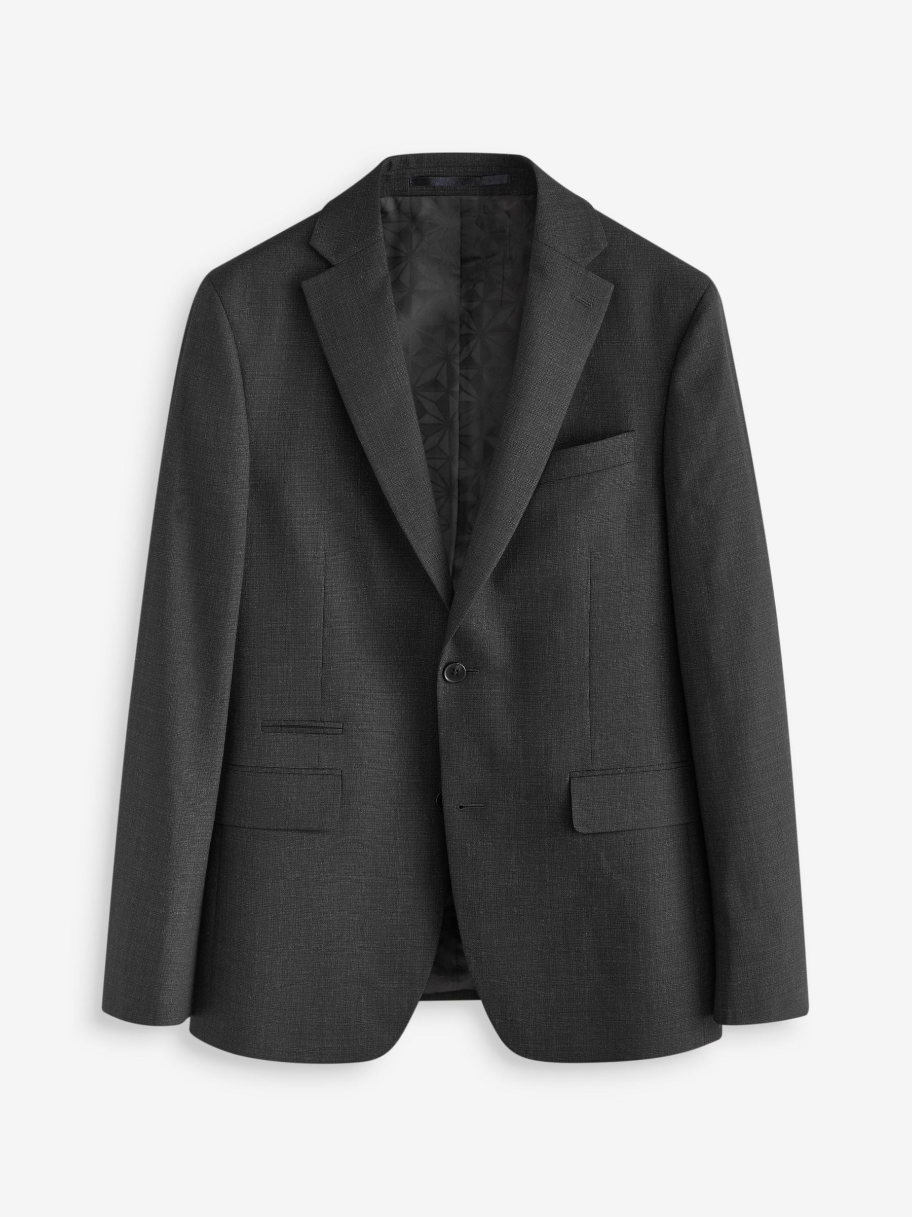 Buy Black Tailored Fit Textured Wool Suit Jacket from Next USA