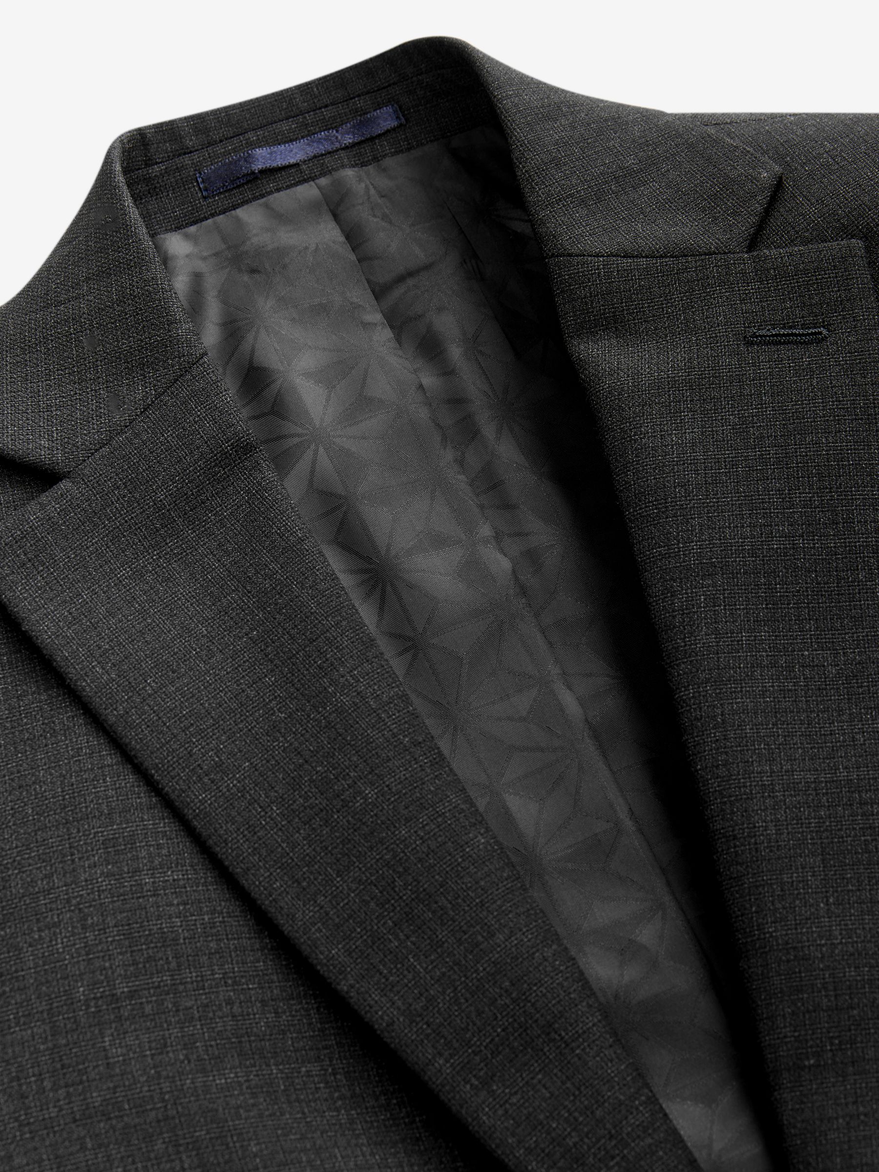 Buy Black Tailored Fit Textured Wool Suit Jacket from Next USA