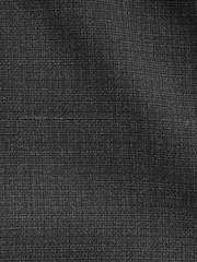 Black Tailored Fit Textured Wool Suit Trousers - Image 8 of 8