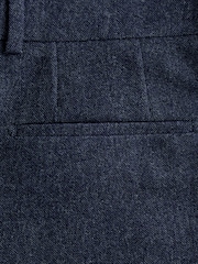 Bleu - Slim Fit Nova Fides Suit Trousers - Image 7 de 8