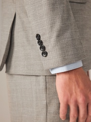 neutre - Veste de costume slim à carreaux - Image 10 de 15