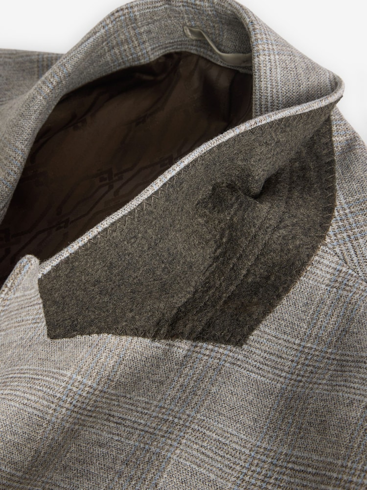 neutre - Veste de costume slim à carreaux - Image 14 of 15