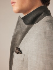 neutre - Veste de costume slim à carreaux - Image 8 de 15