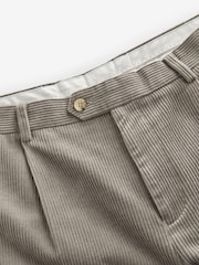 Neutral Straight Fit 100% Cotton Corduroy Suit Trousers - Image 7 of 9