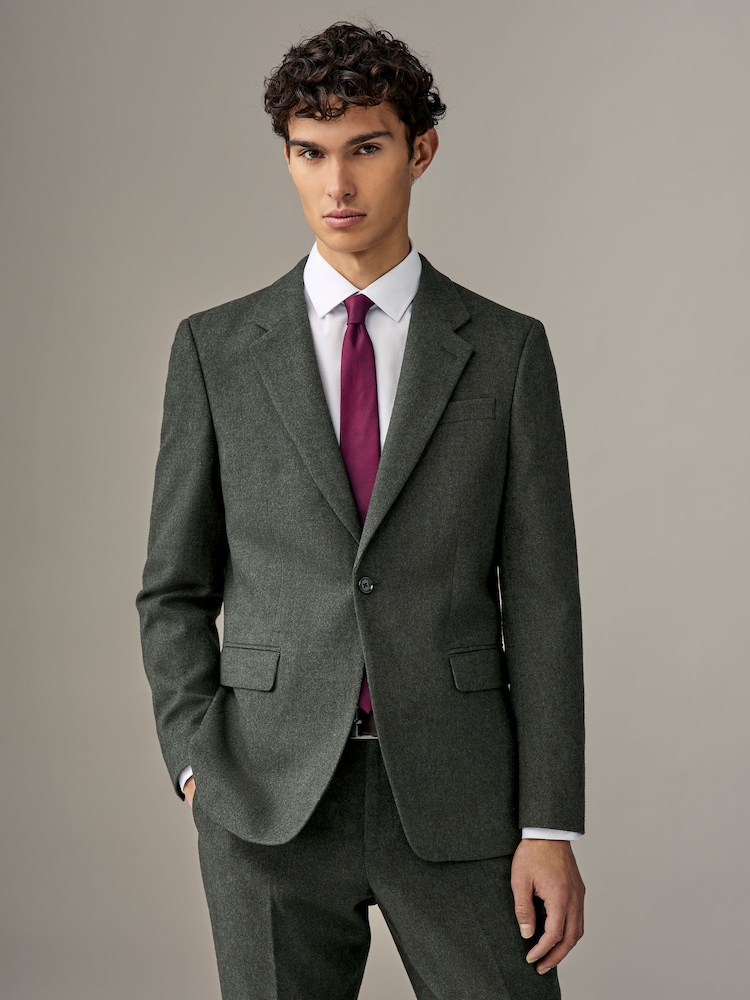 Grün - Slim Fit Donegal Suit Jacket - Bild 1 von 8 Grün - Slim Fit Donegal Suit Jacket - Bild 1 von 8