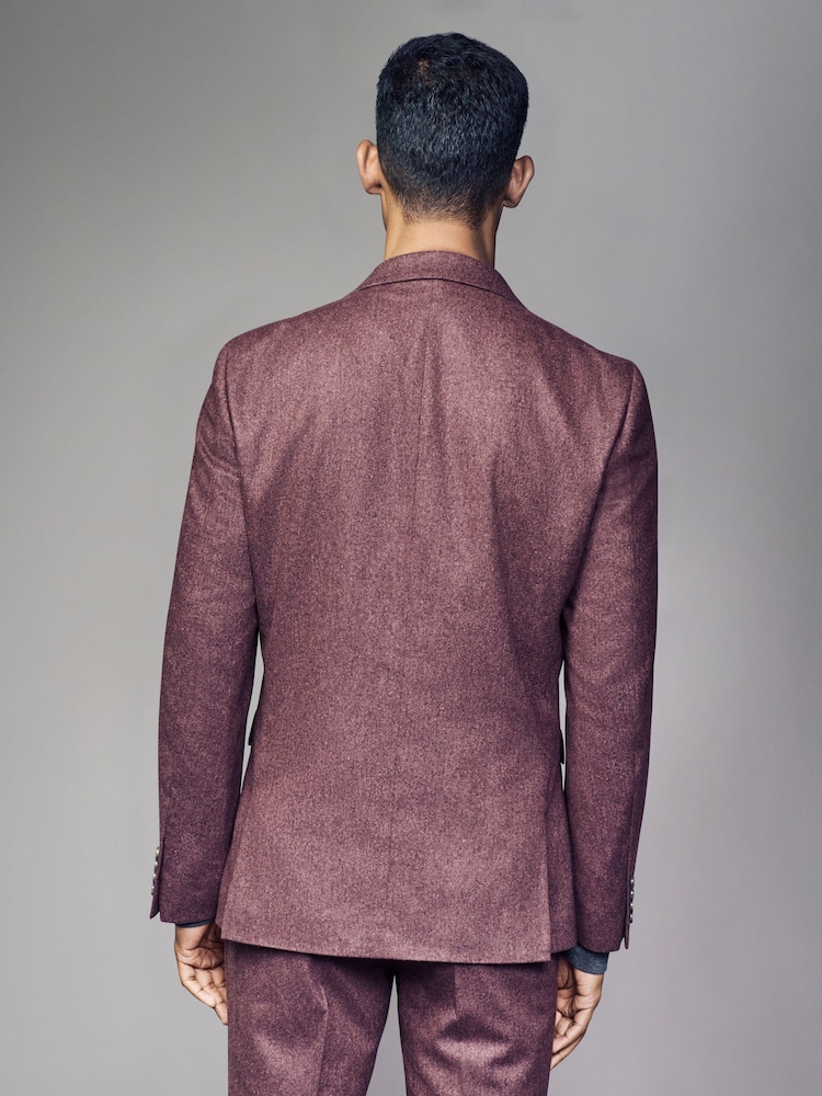 Rose - Standard - Coupe ajustée Wool Donegal Costume Veste - Image 3 of 5