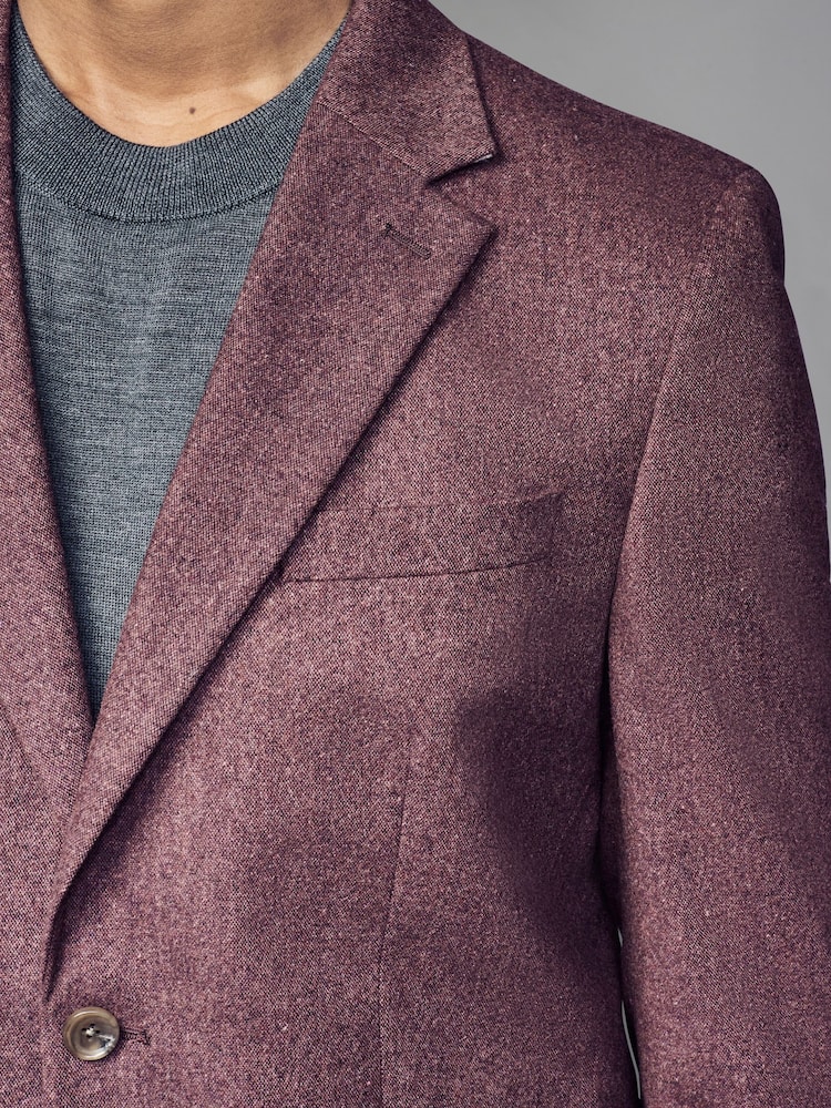 Rose - Standard - Coupe ajustée Wool Donegal Costume Veste - Image 4 of 5