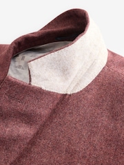 Pink Slim Fit Wool Donegal Suit Jacket - Image 8 of 10