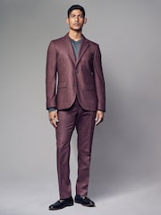 Rose - Standard - Coupe ajustée Wool Blend Donegal Pantalon de costume - Image 3 of 9