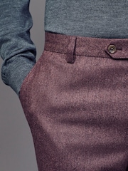 Rose - Standard - Coupe ajustée Wool Blend Donegal Pantalon de costume - Image 4 of 9