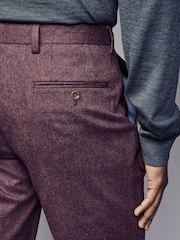 Rose - Standard - Coupe ajustée Wool Blend Donegal Pantalon de costume - Image 5 of 9