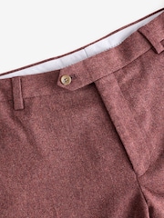 Rose - Standard - Coupe ajustée Wool Blend Donegal Pantalon de costume - Image 9 of 9