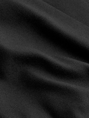 Czarny - Slim Fit Flannel Bomber Jacket - Image 10 of 11
