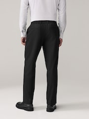 Noir - Pantalon Smart Flannel Coupe ajustée - Image 2 of 8