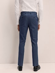 Bleu moyen - Slim Fit (Slim Fit) - Muscle FIt Motionflex Stretch Suit Trousers - Image 4 de 9