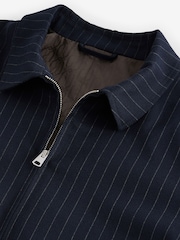 Bleu marine - Rayure Habillé Veste-chemise - Image 8 de 10
