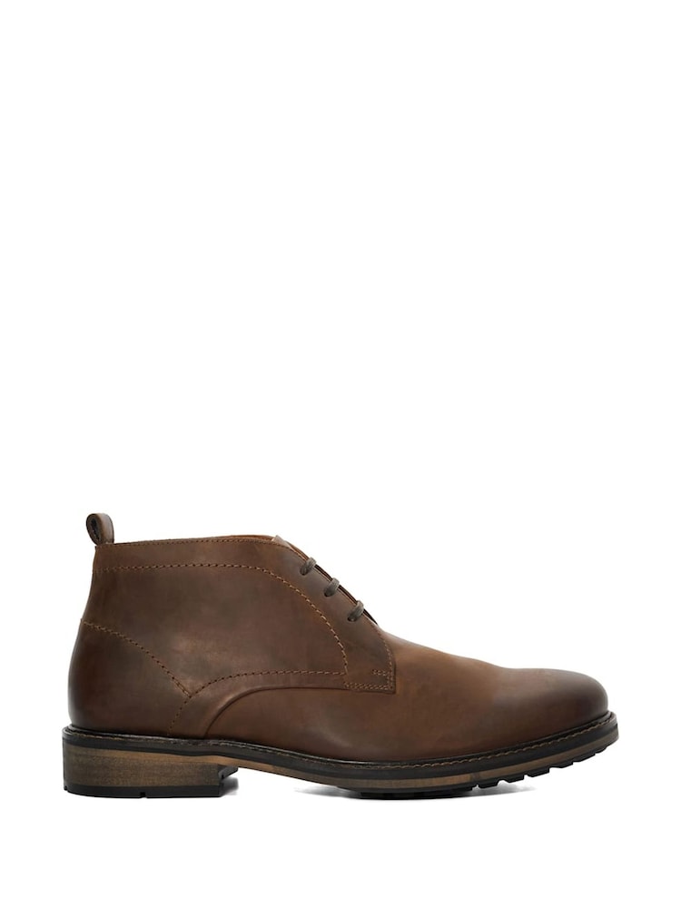 Dune London Brown Standard Fit Charleys Ankle Boots - Image 2 of 5