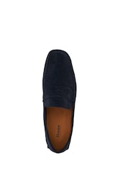 Dune London Blue Bradlay Saddle Driver Shoes - Image 6 of 6