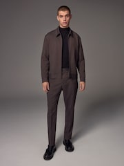 Burgundy Red Smart Twill Trousers - Image 2 of 6