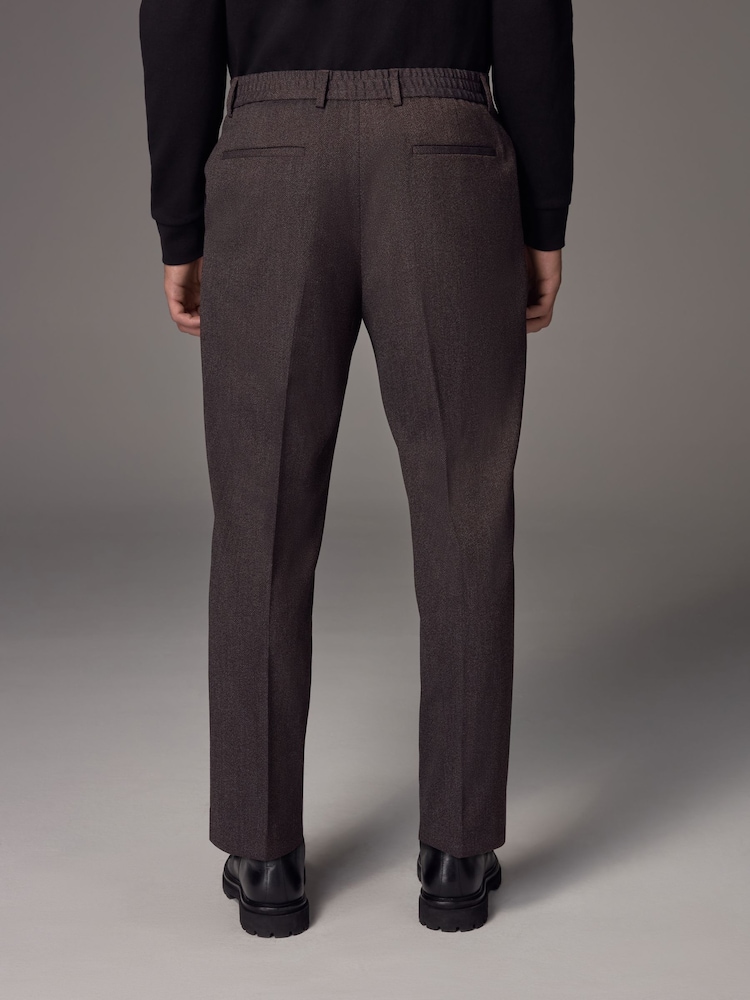 Burgundy Red Smart Twill Trousers - Image 3 of 6