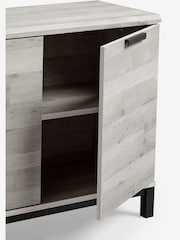 Grey Bronx Oak Effect Small Sideboard - Image 12 of 12