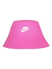 Nike Pink Little Kids Futura Apex 100% Cotton Bucket Hat - Image 1 of 4