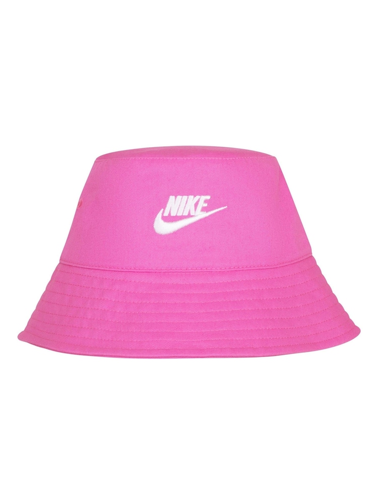 Nike Pink Little Kids Futura Apex 100% Cotton Bucket Hat - Image 1 of 4
