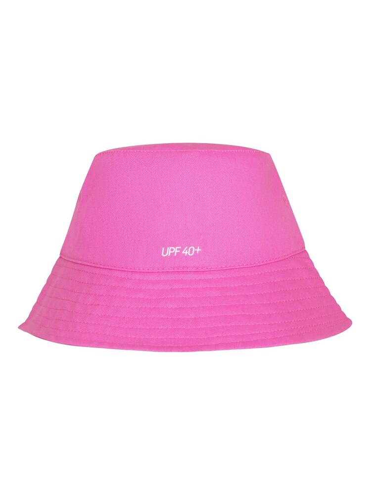 Nike Pink Little Kids Futura Apex 100% Cotton Bucket Hat - Image 2 of 4 Nike Pink Little Kids Futura Apex 100% Cotton Bucket Hat - Image 2 of 4