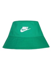 Nike Green Little Kids Futura Apex 100% Cotton Bucket Hat - Image 1 of 4