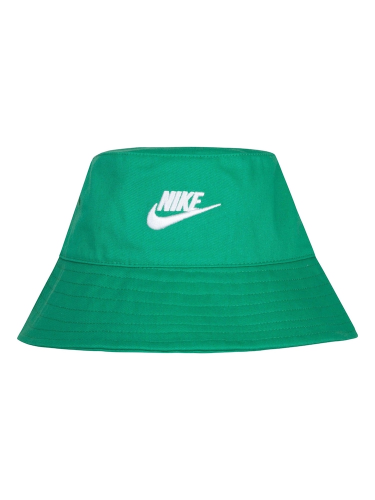Nike Green Little Kids Futura Apex 100% Cotton Bucket Hat - Image 1 of 4