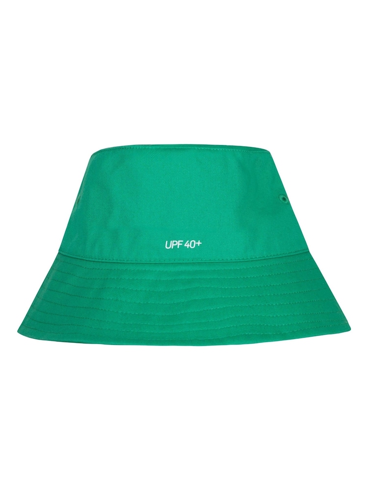 Nike Green Little Kids Futura Apex 100% Cotton Bucket Hat - Image 2 of 4