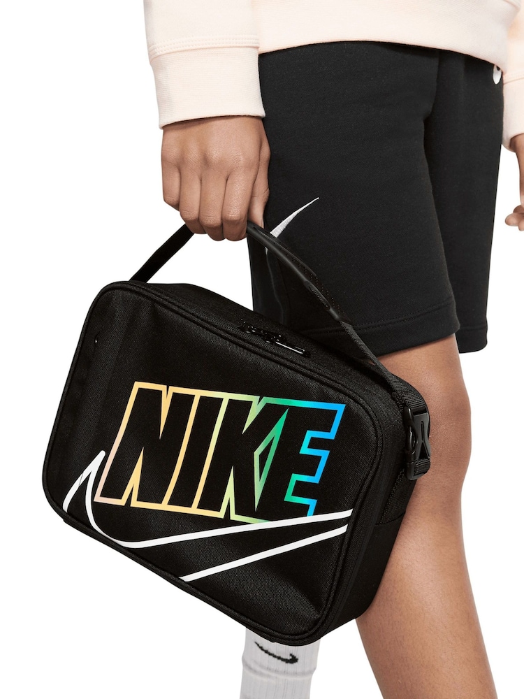 Nike Black/Red Futura Lunch Bag - Image 2 of 4