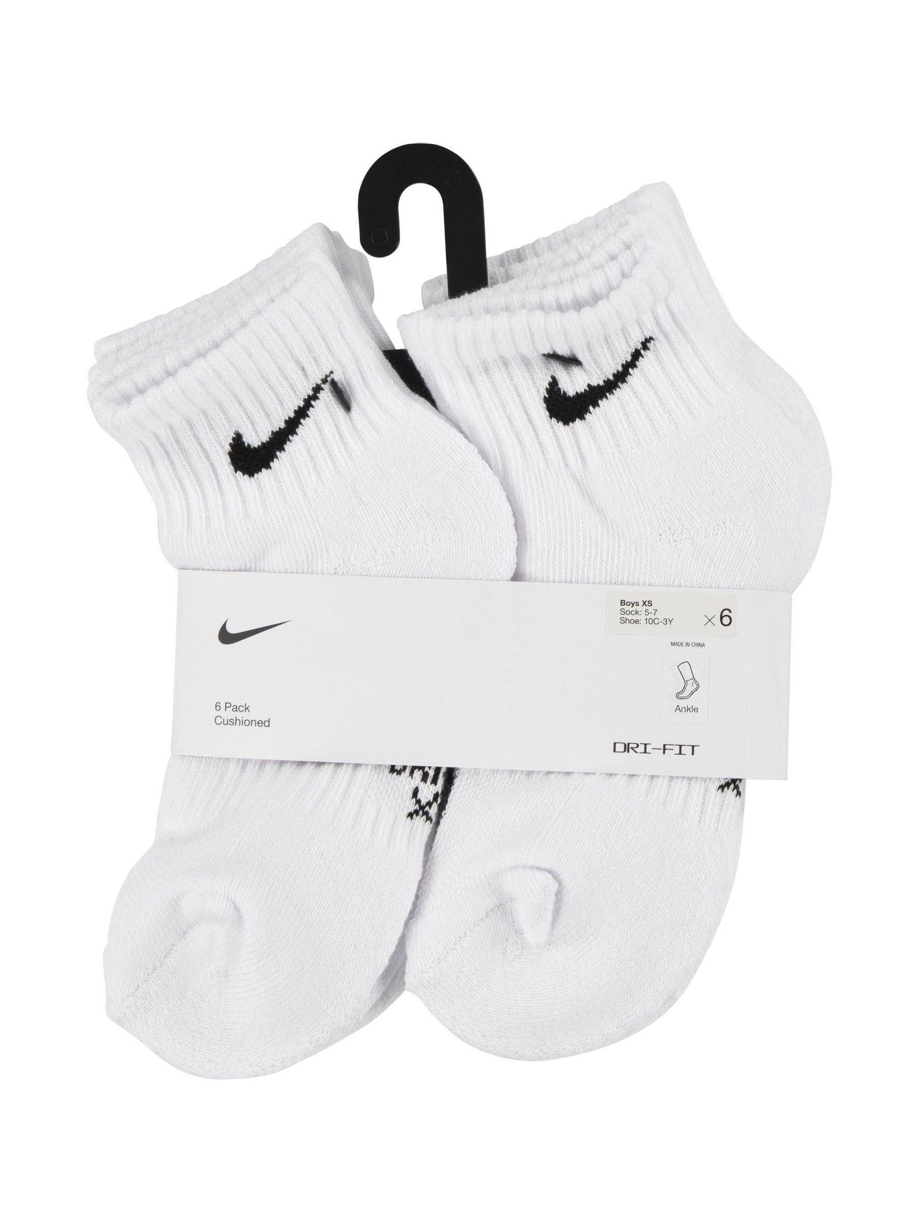 Buy Nike White Socks 6 Pack from the Next UK online shop
